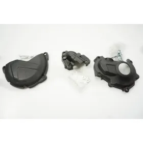 Polisport alternator cover (lid) cover kit and clutch cover and water pump cover kit Yamaha YZ 450 F 15-17