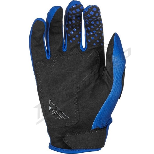 FLY RACING Kinetic SYM Gloves - Light Grey/Red/Black
