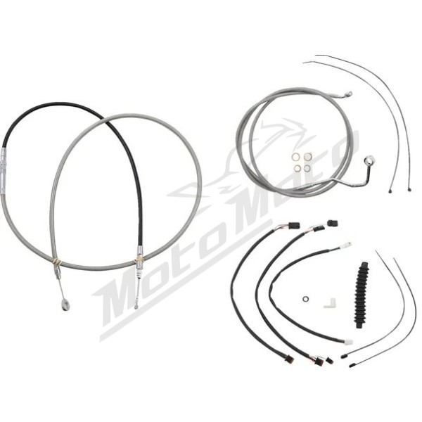 MAGNUM SHIELDING XR Trosų / lynų / elektros laidų prailginimo kompl. chromuotas 38/43cm Harley Davidson FLTRT / FLTRK / FLTRKSE / FLTRXSE / FLTRX 1750/1977 21-24