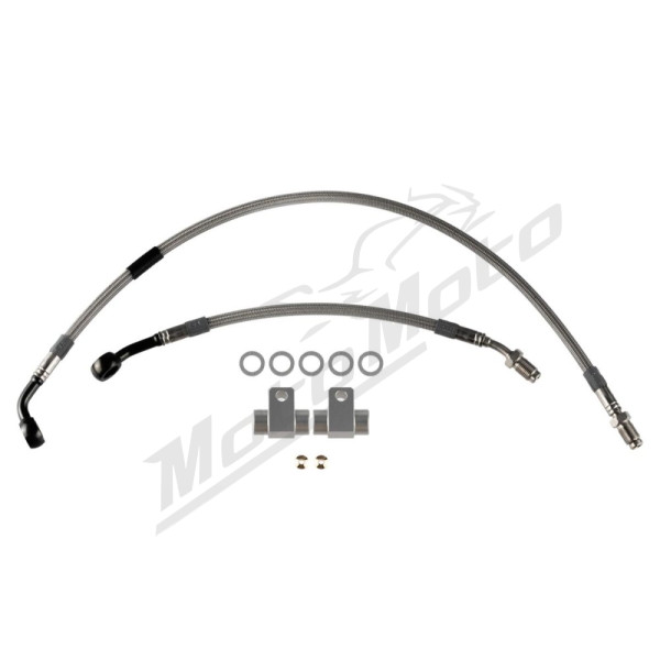 TRW Varioflex Steel Braided Hydraulic Brake Lines 2pcs Yamaha MT-09 / MT-09 SP 21-25