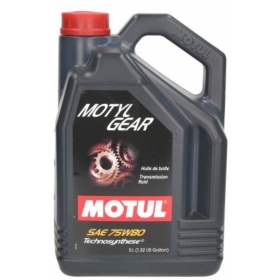 MOTUL MOTYLGEAR 75W80 TRANSMISSION OIL 5L