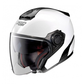 Nolan N40-5 Special N-Com White Open Face Helmet