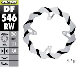GALFER Galinis stabdžių diskas Ducati Desmo 450MX 24-26