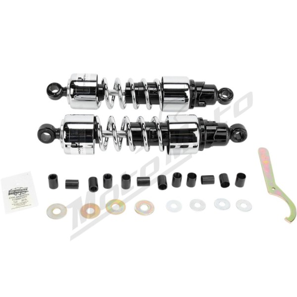 PROGRESSIVE SUSPENSION 412 serijos Cruiser galiniai amortizatoriai 330,00mm BMW / Honda / Kawasaki / Moto Guzzi / Suzuki / Yamaha 45-1500 69-08
