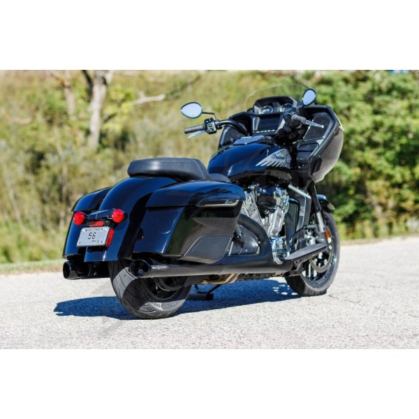 S&S CYCLE 4" Broadhead Slip-On Mufflers Indian Challenger / Chieftain 1768-1890cc 14-25