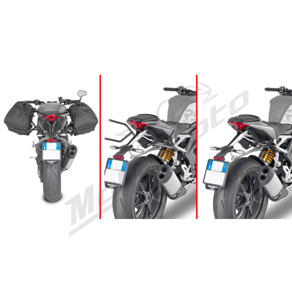 GIVI Remove-X Šoninių krepšių laikikliai Triumph Speed Triple 1200RS 21-22
