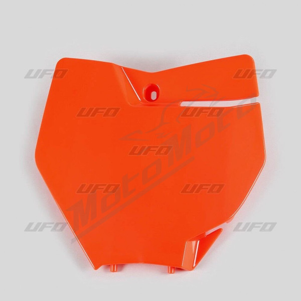 UFO Oranžinis priekinis numerio plastikas KTM SX / SX-F 125-450cc 16-18