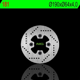 NG BRAKES 181 Rear Round Fixed Brake Disc SUZUKI AY 50 99-03