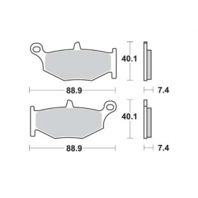 BRAKE PADS FERODO FDB2213P / MCB783 STANDARD PLATINUM