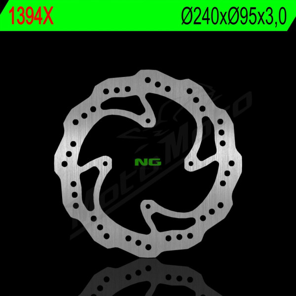 NG BRAKES Front Wave Fixed Brake Disc 240mm Husqvarna / KTM 85cc 12-16