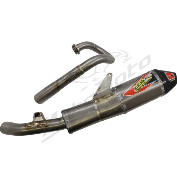 PRO CIRCUIT Ti-6 Exhaust System Titanium/Carbon Fiber Honda CRF 250 22-26