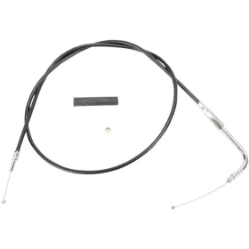 DRAG SPECIALTIES Black Vinyl Throttle/Idle Cable Harley Davidson FLD / FLHR / FLHRC / FLHRS / FLHRSEI / FLHT 1200-1800cc 96-22