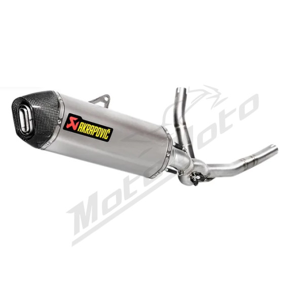 AKRAPOVIC Racing Line Exhaust System Carbon Fiber / Stainless Steel / Titanium Suzuki DL 650 17-24 