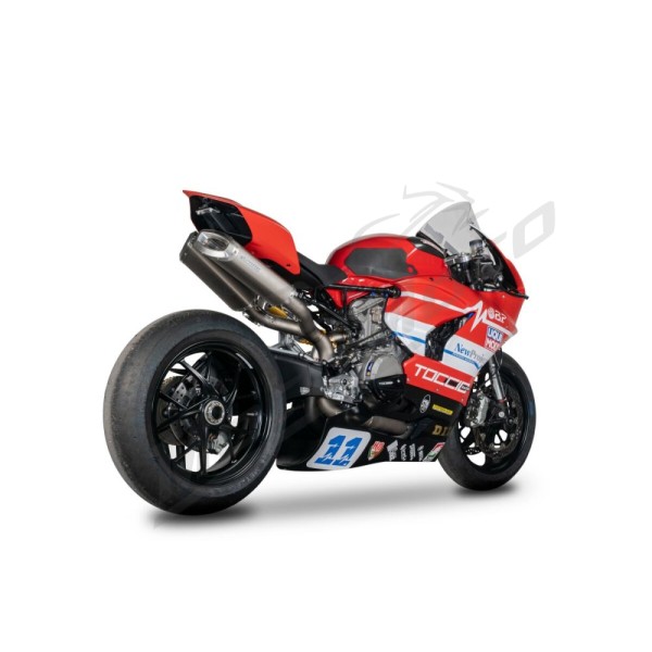 SPARK RECTANGULAR UNDERSEAT Full Exhaust System DUCATI PANIGALE 959 2016-2024