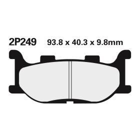 NISSIN stabdžių trinkelės MZ / Yamaha FZ6 / MT-03 / XJ6 / XV / XVS 98-16