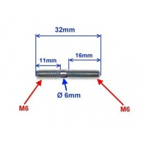 Stud M6 (length 32mm)