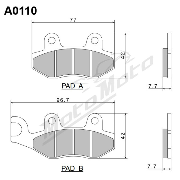 Nissin Brake Pads Kawasaki / Suzuki / Triumph / Yamaha 125-1200cc 89-23