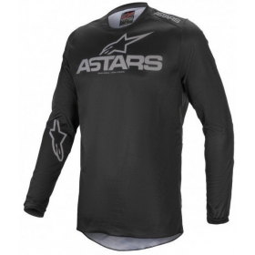 OFF ROAD Marškinėliai ALPINESTARS Fluid Graphite Juoda/Pilka