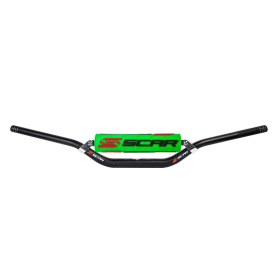 Scar Racing Handlebar Ø28,6mm Black/Green
