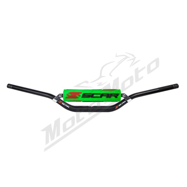 Scar Racing Handlebar Ø28,6mm Black/Green