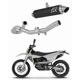 Dominator pilna išmetimo sistema GPF BLACK + dB killer Husqvarna 701 Enduro 2026