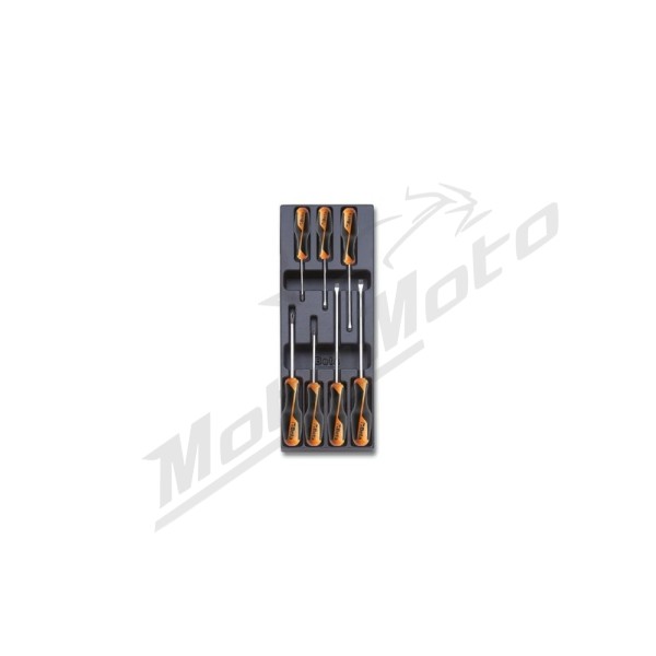 BETA Hard Thermoformed Tray with Slotted + Crosshead Screwdrivers
