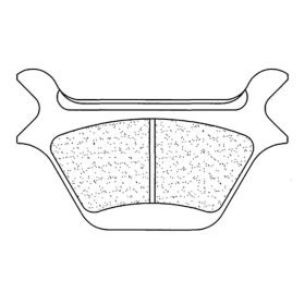 CL BRAKES 2370RX3 Street Sintered Metal Brake pads HARLEY DAVIDSON FLHTC / FLSTC / FLSTF / FLSTN / FXDB-S / FXDL / FXLR / FXR / FXRS-CON / FXRS-SP / FXRT / FXSTC / FXSTS / XLH 883-1340 87-99