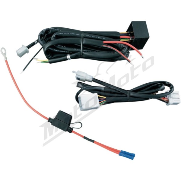 KURYAKYN Priekabos laidų kompl. su rėle Harley Davidson FLHR / FLHT / FLHTI / FLSTF / FXST 1340/1800