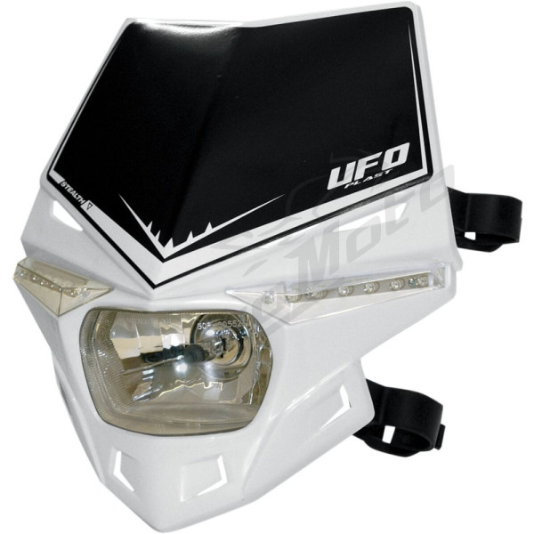 UFO Stealth Universal Headlight System White/Black 12V/35W