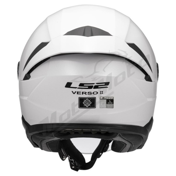 LS2 OF618 VERSO 2 SOLID helmet - White, S