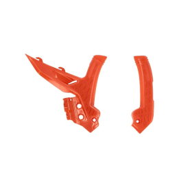 Acerbis x-grip frame guards Orange KTM EXC-F 250 2024-2025