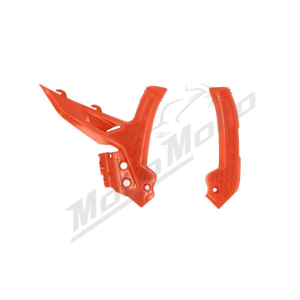 Acerbis x-grip frame guards Orange KTM EXC-F 250 2024-2025