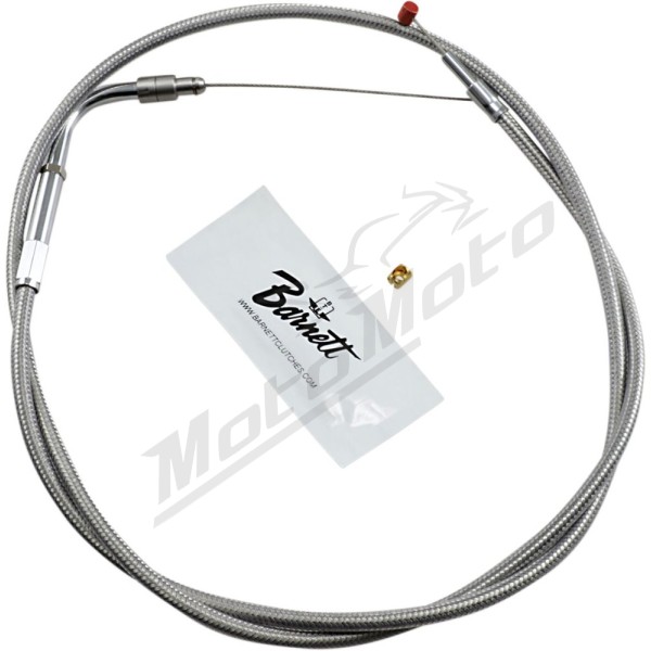 BARNETT Stainless Steel Throttle/Idle Cable Harley Davidson 1340-1584cc 1996-2007