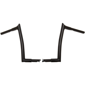 FAT BAGGERS INC. Pointed Top Handlebar Black 89x30.5cm Harley Davidson FLD / FLHR / FLHRC / FXDC / FXDL / FXST 1340-1800 85-18