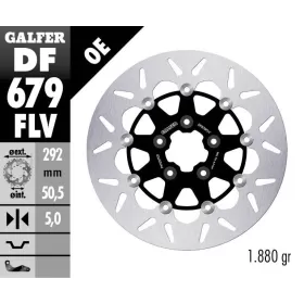 GALFER Brake Rotor Floating Round Harley Davidson FLHR / FLHRCI / FLHRI 1340-1450cc 94-99