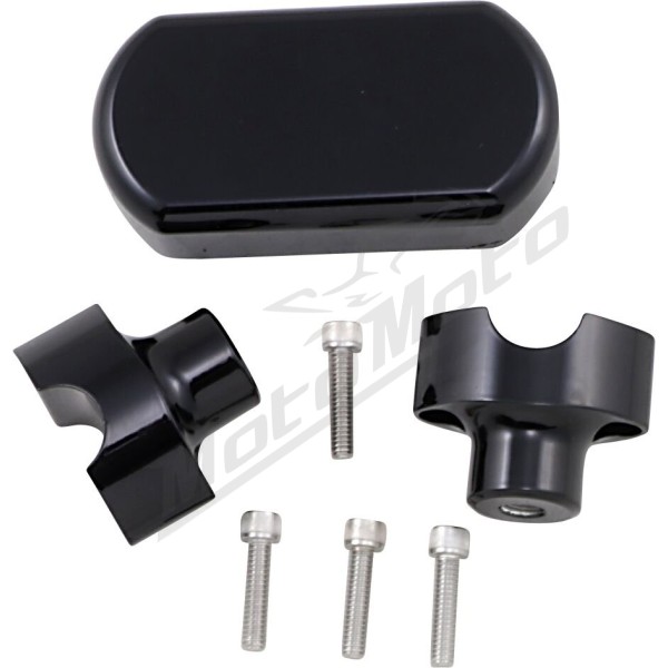LA CHOPPERS Solid Handlebar Riser & Top Clamp Kit 38,1mm Harley Davidson FLD / FLSTC / FXDB / FXDBP / FXDF / FXSB / XL / XR 883-1800 52-18