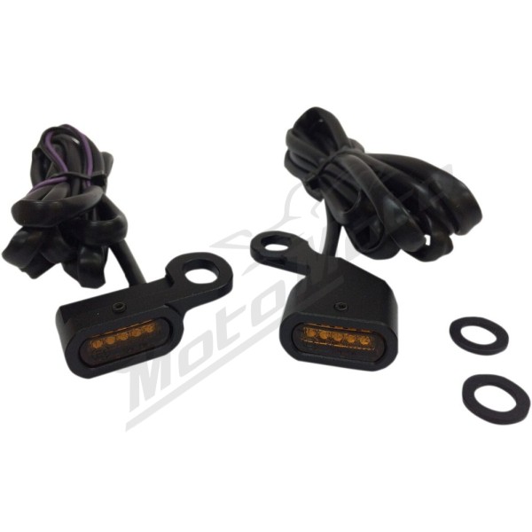 DRAG SPECIALTIES LED Handlebar Marker Lights ​​​​​​​Harley Davidson FLS / FLST / FLSTC / FLSTCI / FLSTF / FLSTFB 883-1800cc 96-17