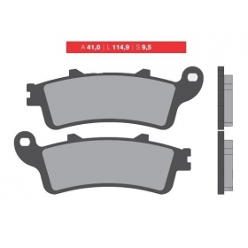 Brake pads NOVASCOOT FT3023 / MCB726 STANDARD