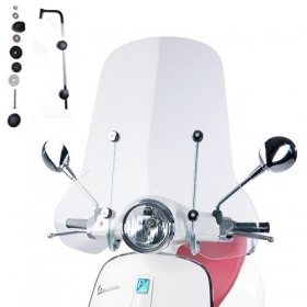 Stiklas LARGE OEM VESPA PRIMAVERA / ELETTRICA 50-150cc (nuo 2013m)