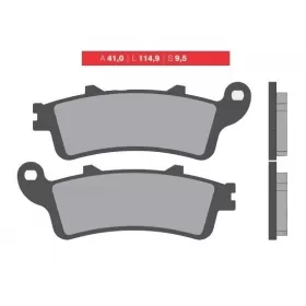 Brake pads NOVASCOOT FT3023 / MCB726 STANDARD