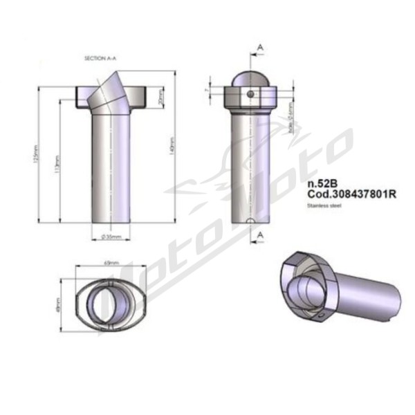 LEOVINCE DB Killer Insert DUCATI/TRIUMPH/MOTO MORINI