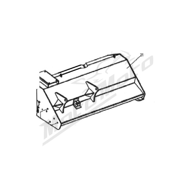 Bronco Frame for flail mower