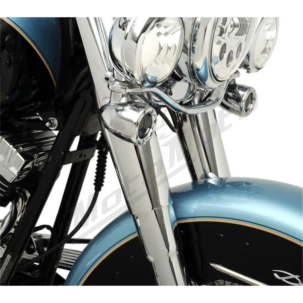 DRAG SPECIALTIES Fork Slider Covers 165,10mm Harley Davidson FL / FLB / FLE / FLEF / FLF / FLFB / FLH / FLHB 1200-1800cc 49-15