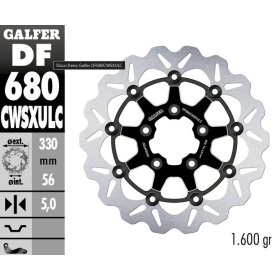 GALFER Priekinis plaukiojantis stabdžių diskas 330 mm HARLEY DAVIDSON FLHR / FLHTCI / FLSTF / FLSTN 883-1923cc 86-23