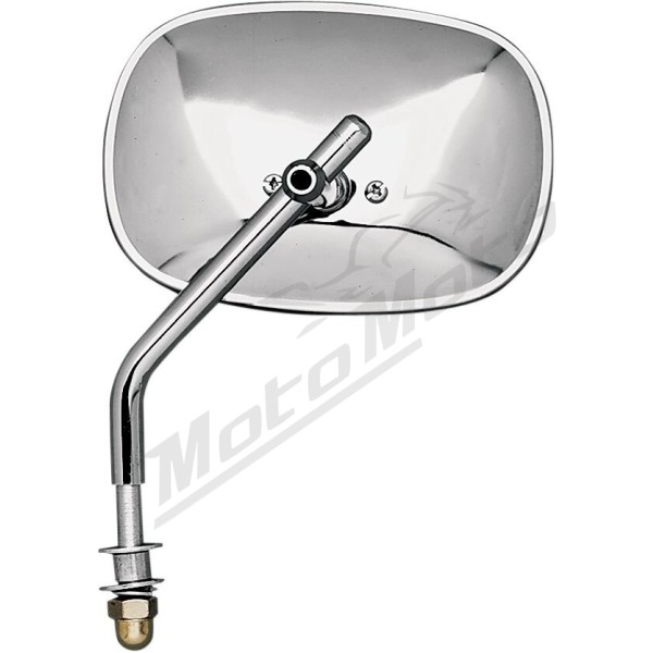 EMGO Chrome Universal Stamped Steel Mirror M8 1pc