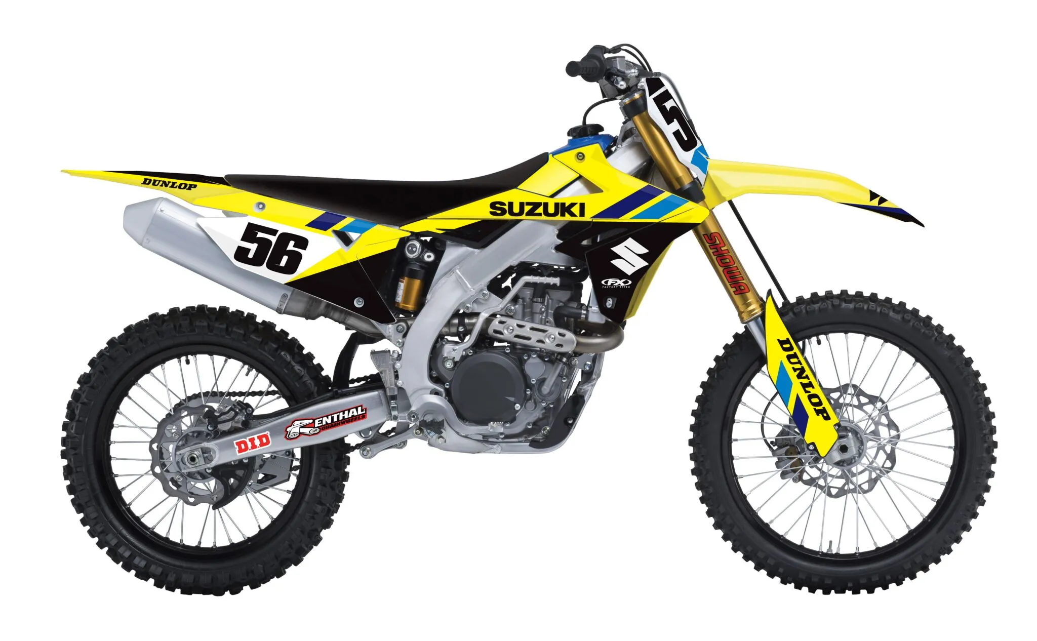 FACTORY EFFEX EVO20 Grafikų Kompl. Suzuki RM-Z 250-450cc 18->