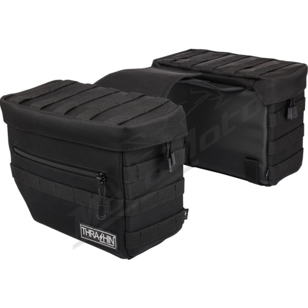 THRASHIN SUPPLY CO. Essential Saddlebags Harley Davidson FLD / FLDE / FLFB 1340-1923cc 82-24