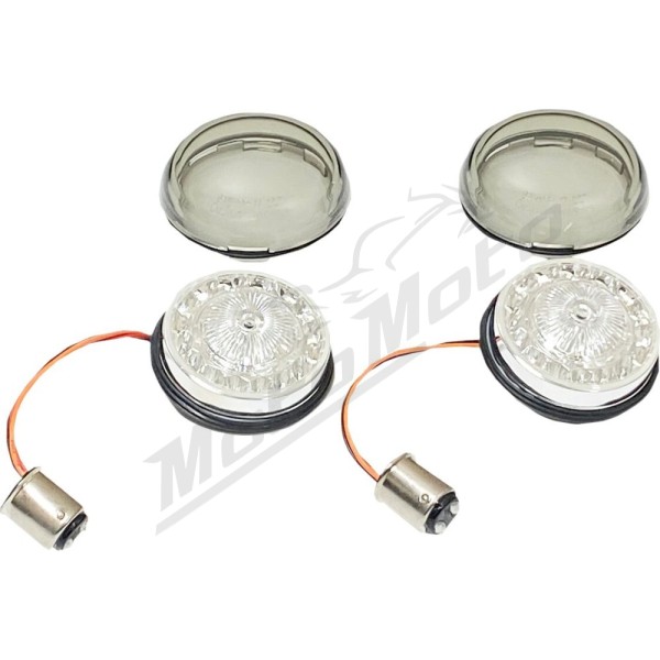 CUSTOM DYNAMICS ProBEAM® Rear Red Ring LED Turn Signal Insert Harley Davidson FLFB / FLFBS 1584-1800cc 07-24
