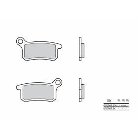 BREMBO Off-Road Sintered Metal Brake pads front GAS GAS / HUSQVARNA / KTM 65-105cc 2002-2025