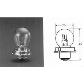 Light bulbs 6V 15W P26S / 10pcs